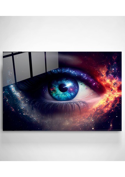 Soyut Göz Cam Tablo, Dekoratif Cam Tablo modelleri