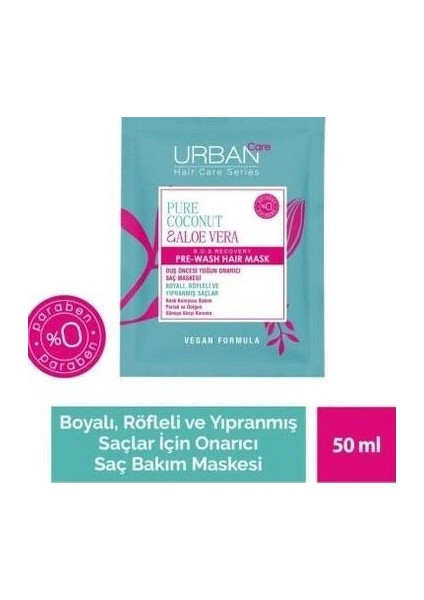 Pure Coconut & Aloe Vera Hair Mask 50 ml