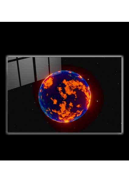 LED Aydınlatmalı Dünya Cam Tablo, Işıklı Cam Tablo modelleri