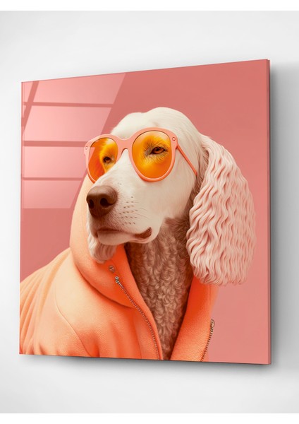 Köpek Portre Cam Tablo, Dekoratif Cam Tablo fırsatları