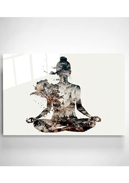 Yoga Cam Tablo, Dekoratif Cam Tablo modelleri