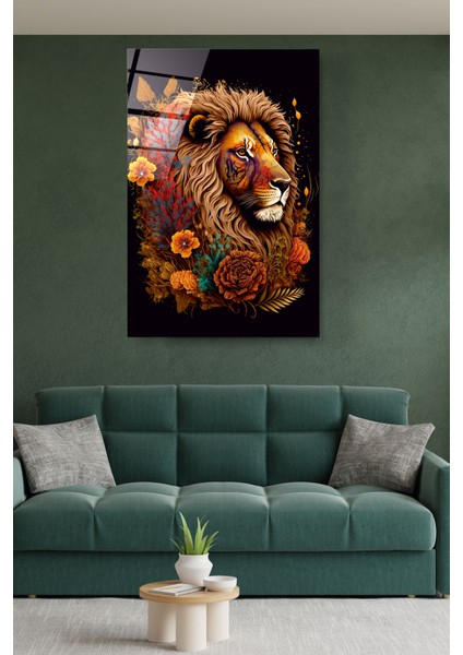 Lion Cam Tablo, Dekoratif Cam Tablo modelleri