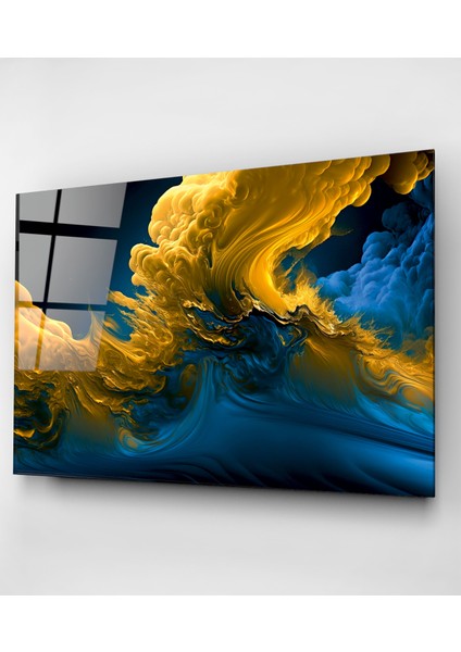 Soyut Cam Tablo, Dekoratif Cam Tablo