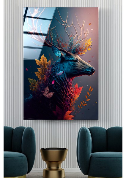 Geyik Cam Tablo, Dekoratif, Cam Tablo fiyatları