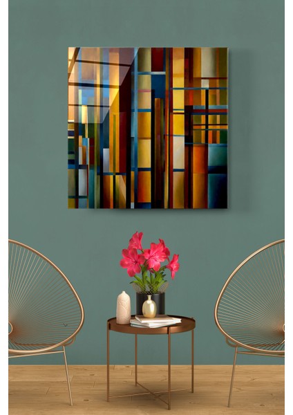 Soyut Cam Tablo, Dekoratif Cam Tablo