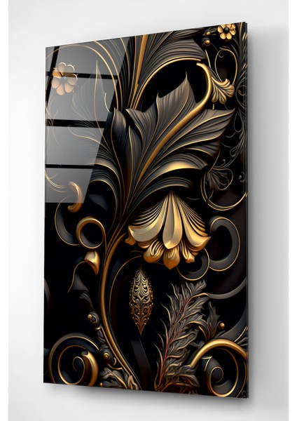 Gold Detay Soyut Cam Tablo, Dekoratif Cam Tablo indirimleri