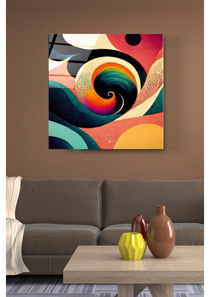 Soyut Cam Tablo, Dekoratif Cam Tablo