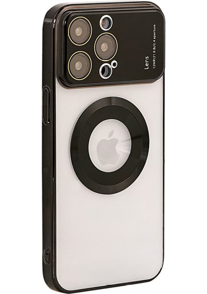 Iphone 12 Pro Mika Kamera Korumalı Magsafe Telefon Kılıfı Siyah