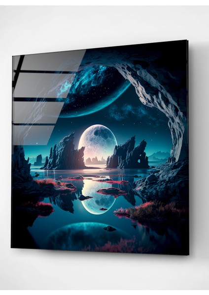 Gece Manzarası Cam Tablo, Dekoratif Cam Tablo fırsatları