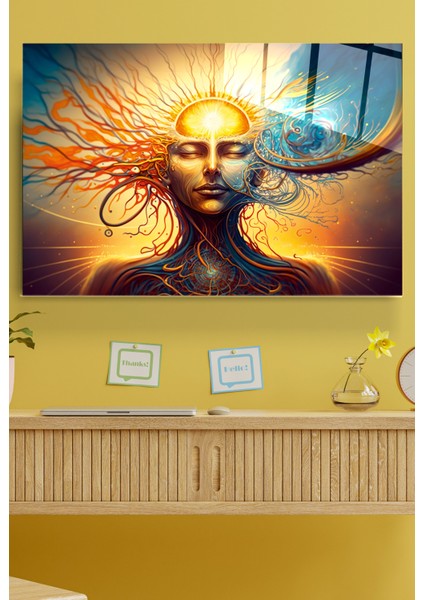 Yoga Cam Tablo, Dekoratif Cam Tablo
