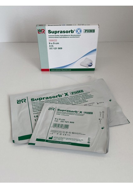 Suprasorb X+Phmb Hydrobalance Yara Örtüsü 9 x 9 cm