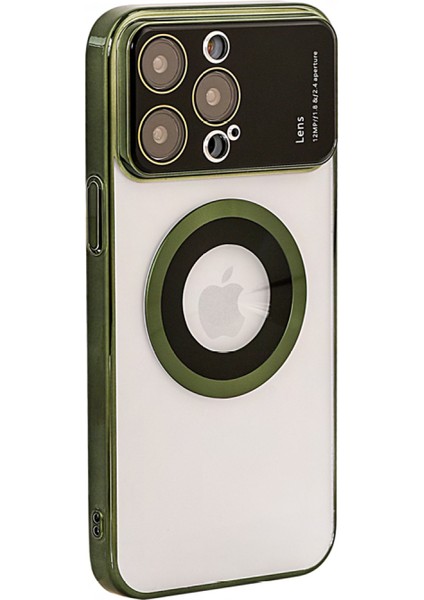 Iphone 11 Pro Max Mika Kamera Korumalı Magsafe Telefon Kılıfı Yeşil