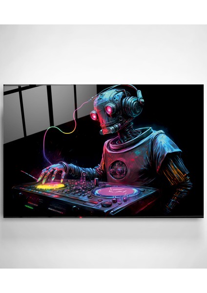 Dj Robot Cam Tablo, Dekoratif Cam Tablo fiyatları