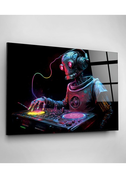 Dj Robot Cam Tablo, Dekoratif Cam Tablo modelleri