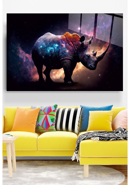 Gergedan Cam Tablo, Dekoratif Cam Tablo