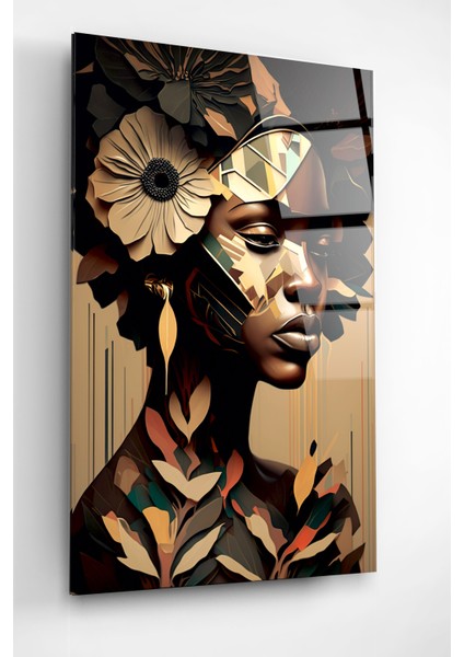 Afrikalı Kadın Cam Tablo, Dekoratif Cam Tablo modelleri