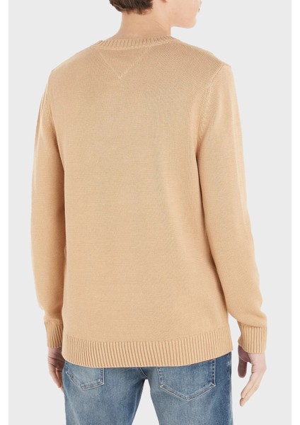 Organik Pamuklu Bisiklet Yaka Regular Fit Triko Kazak Erkek Kazak DM0DM11856 Ab0 fiyatları