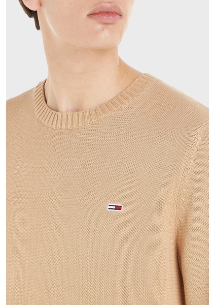 Organik Pamuklu Bisiklet Yaka Regular Fit Triko Kazak Erkek Kazak DM0DM11856 Ab0 modelleri