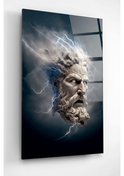 Yıldırımlı Yunan Tablosu Cam Tablo, Dekoratif Cam Tablo modelleri
