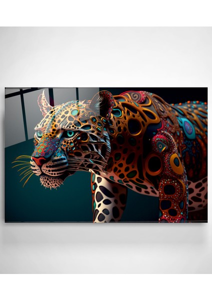Renkli Leopar Cam Tablo, Dekoratif Cam Tablo fiyatları