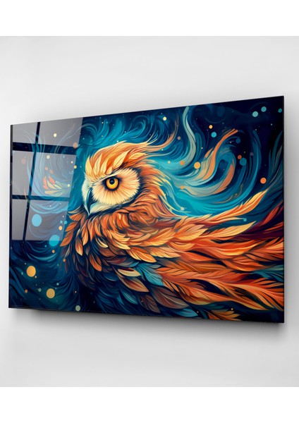 Baykuş Cam Tablo, Dekoratif Cam Tablo indirimleri