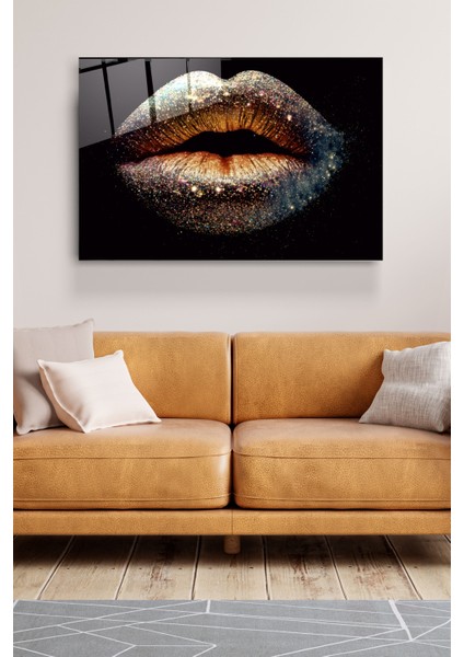 Silvery Lip Cam Tablo, Dekoratif Cam Tablo fırsatları