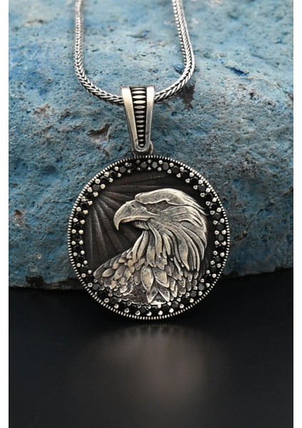 Gümüş Kartal 925 Ayar Gümüş Kolye Zincir fırsatları