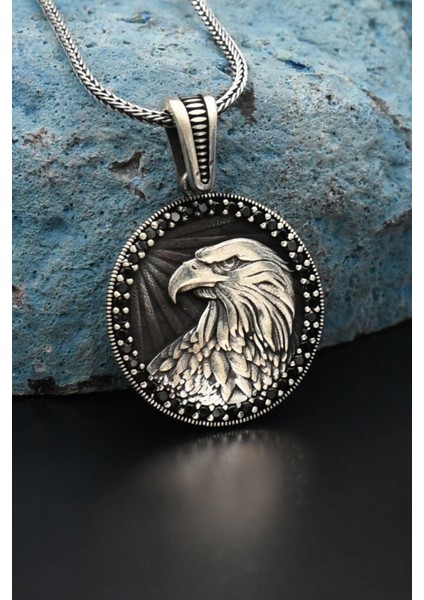 Gümüş Kartal 925 Ayar Gümüş Kolye Zincir indirimleri