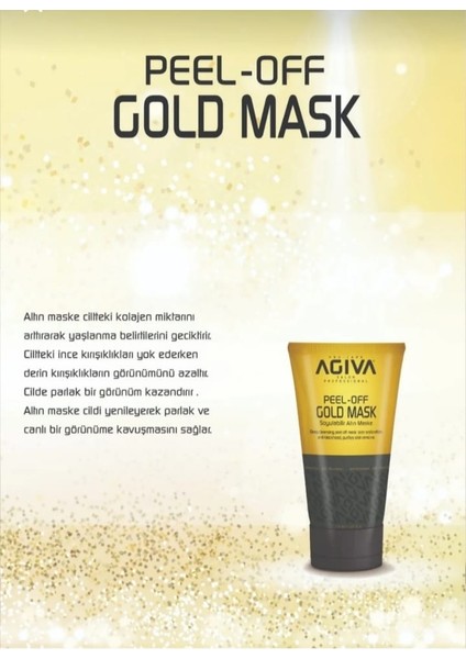 Soyulabilir Peel-Off Gold Maske