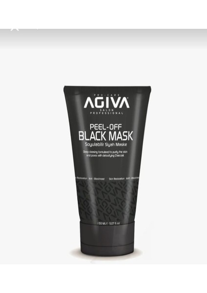Soyulabilir Peel-Off Siyah Maske