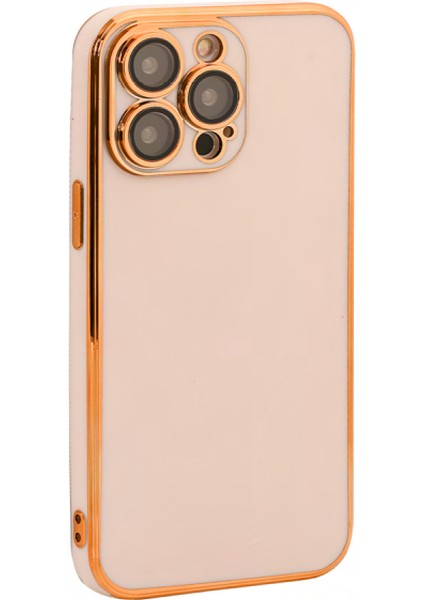 Iphone 11 Lazer Kılıf Kapak Koruma Kapak Gold