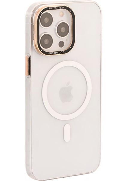 Iphone 12 Mika Penceleri Magsafe Kılıf Kapak Koruma Şeffaf