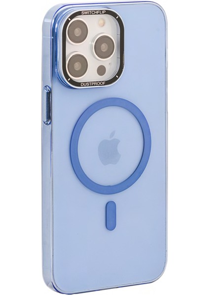 Iphone 11 Pro Mika Penceleri Magsafe Kılıf Kapak Koruma Mavi