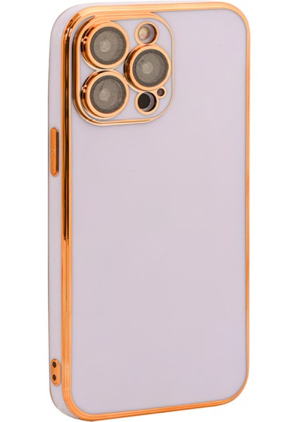 Iphone 12 Pro Max Lazer Kılıf Kapak Koruma Kapak Lila