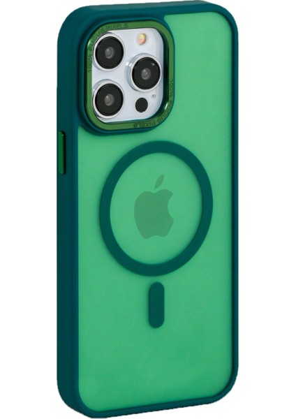 Iphone 11 Pro Blue Sky Magsafe Kılıf Kapak Koruma Yeşil
