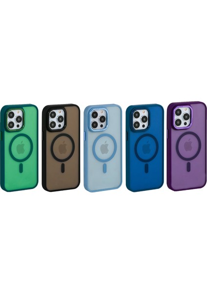 Iphone 11 Pro Blue Sky Magsafe Kılıf Kapak Koruma Yeşil