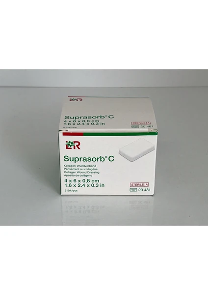 Lohmann Rauscher Suprasorb C Kolajen Yara Örtüsü 4 x 6 x 0.8 cm