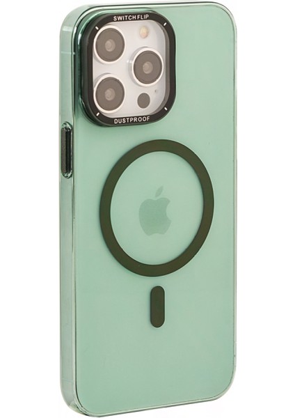 Iphone 11 Pro Mika Penceleri Magsafe Kılıf Kapak Koruma Yeşil