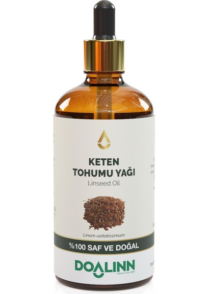 Keten Tohumu Taşıyıcı Yağı 100 ml