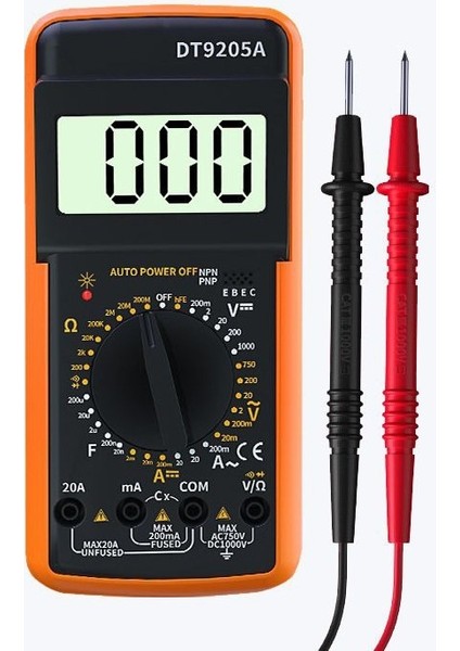 Elektrikçiler Için Elektrikçi Bakımı Yüksek Hassasiyetli Multimetre (Yurt Dışından)