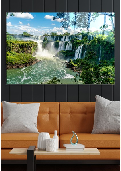 Şelale Cam Tablo, Dekoratif Cam Tablo