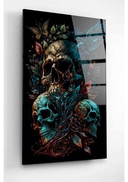 Skulls Cam Tablo, Dekoratif Cam Tablo modelleri