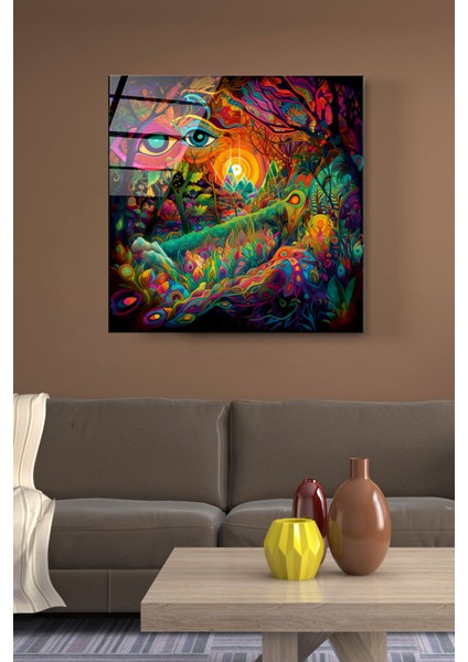 Soyut Cam Tablo, Dekoratif Cam Tablo