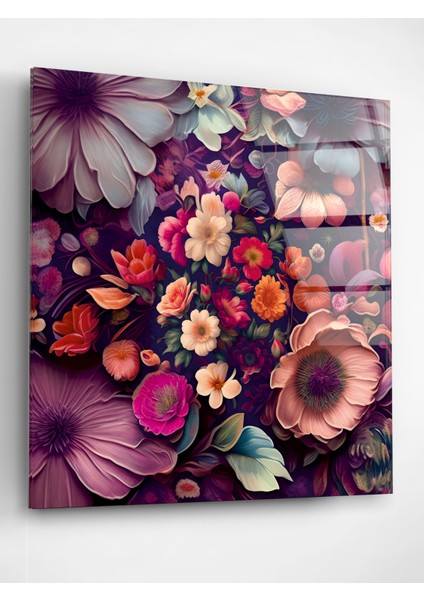 Çiçekler Cam Tablo, Dekoratif Cam Tablo fiyatları