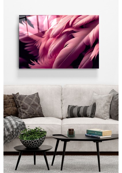 Pembe Tüy Cam Tablo, Dekoratif Cam Tablo fırsatları