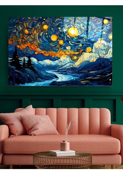 Soyut Cam Tablo, Dekoratif Cam Tablo