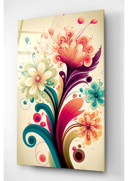 Çiçek Cam Tablo, Dekoratif Cam Tablo indirimleri