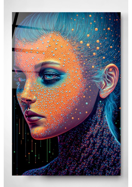 Pop-Art Cam Tablo, Dekoratif Cam Tablo