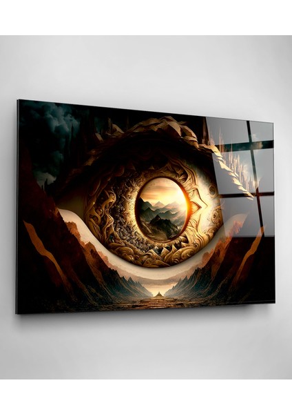 Soyut Göz Cam Tablo, Dekoratif Cam Tablo modelleri