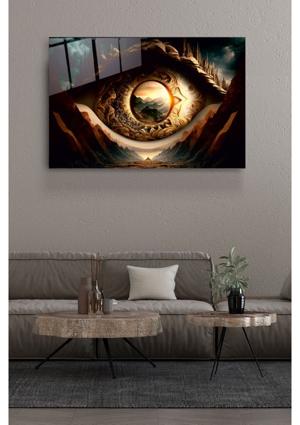Soyut Göz Cam Tablo, Dekoratif Cam Tablo fırsatları